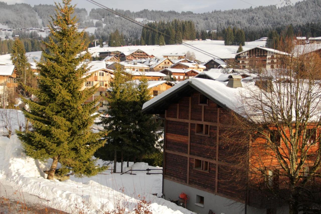 Bel App Aux Gets 10Mn Centre Ski Parking Tennis Prive Les Gets Bagian luar foto